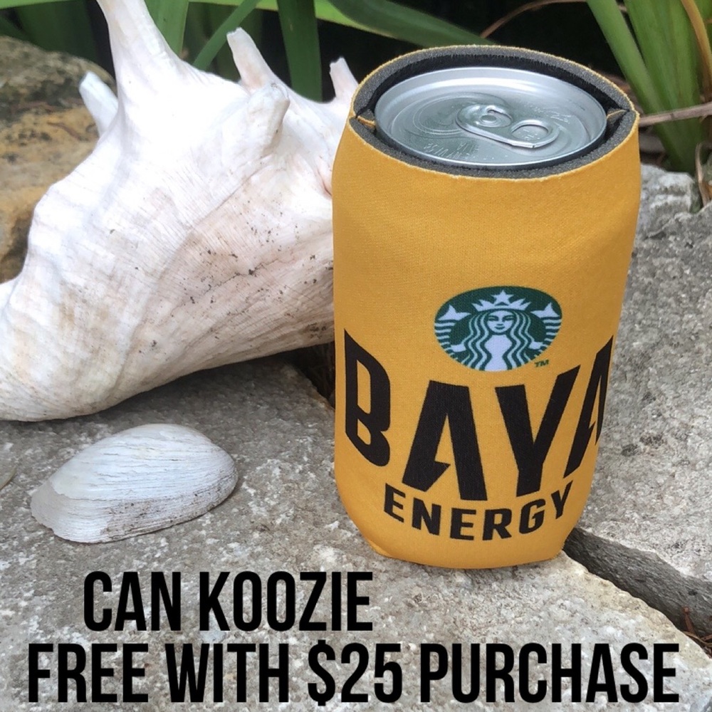 Free With $25 Purchase-Baya Can Koozie/Starbucks Collaboration